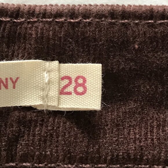 Levi's 721 High Rise Skinny Jeans Women 28 Brown Corduroy Dark Wash Stretch - Picture 5 of 15